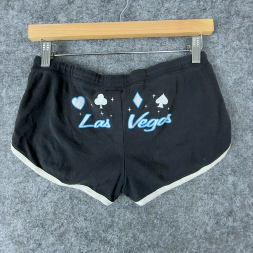 Las Vegas Xhilaration Dolphin Shorts Womens Medium Black Card Suits Trim